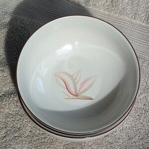 Vintage Winfield Pottery Dragon Flower 5 3/4" Bowl